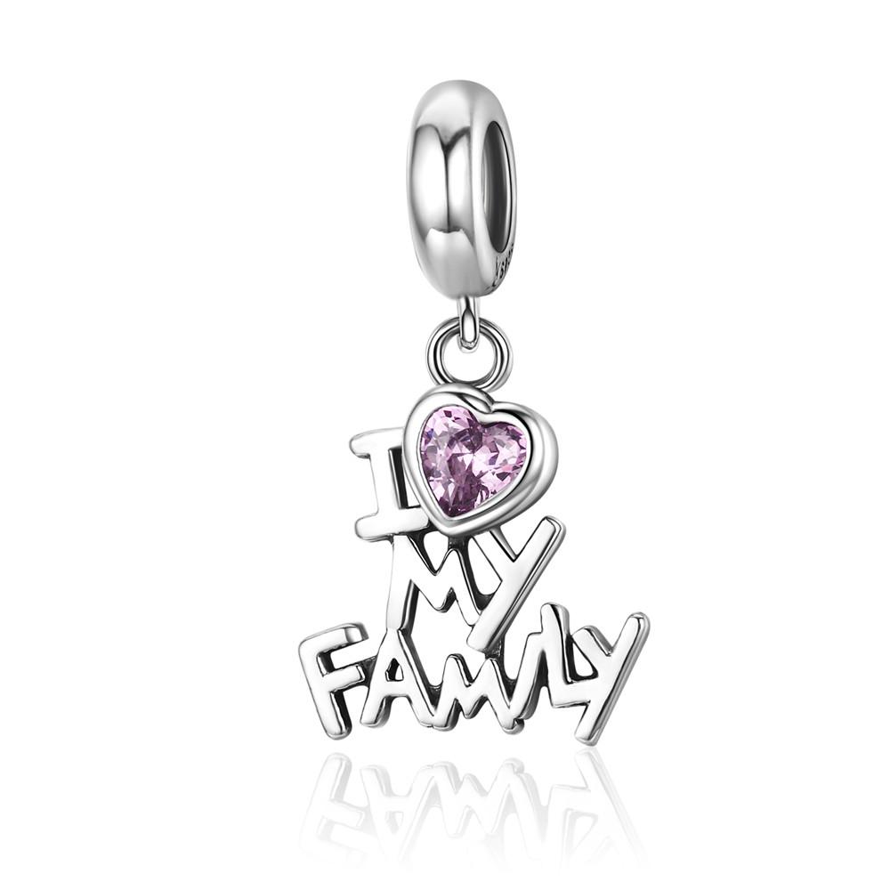 WOSTU 925 Silver Flamingo Bee Charms Ariel Balloon Coffee Girls Beads Dangle Fit DIY Original Bracelet Pendants Jewelry