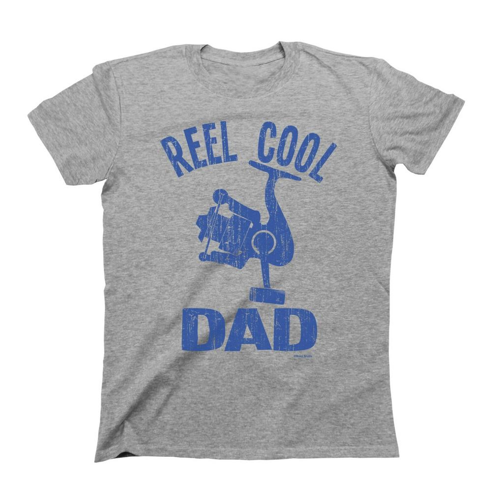 Reel Cool DAD T-Shirt Mens Womens Tees Top Mens Fishing Eco Friendly Christmas Gift FATHER