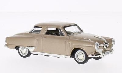 Studebaker Voiture Miniature Lucky Cast Champion, Metallic-beige, 1950, Miniature, Déjà Montée, - 143