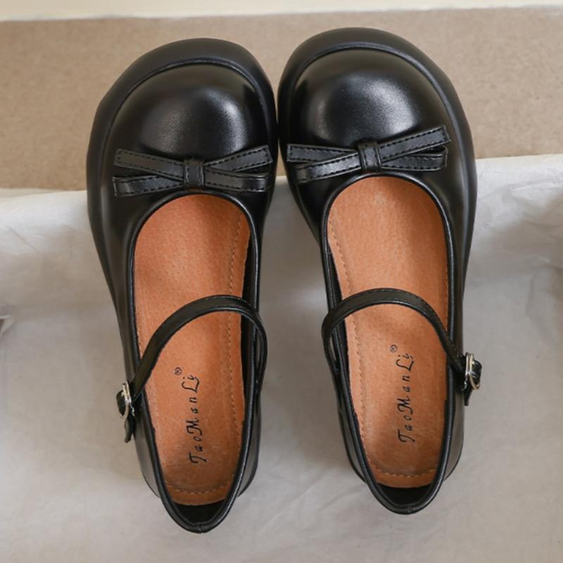Fashion 2025 New Style Women Pumps Mary Janes Shoes Fashion Elegant Chunky Platform High Heels Women Shoes Bow Ankle Buckle Party Shoes