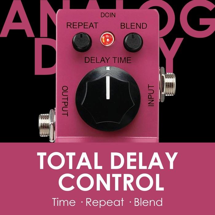 Ibanez ADMINI Analog Delay Pedal (Pink)
