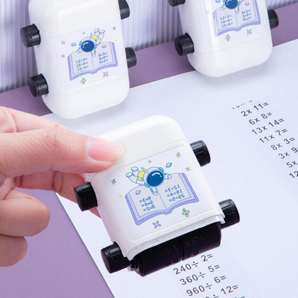 Roller Digital Teaching Stamp, Multiplication Division Stamp for Children