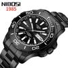 Nibosi Automatic Men'S Mechanical Watch Solid Steel Belt Multi-Function Luminous Waterproof
