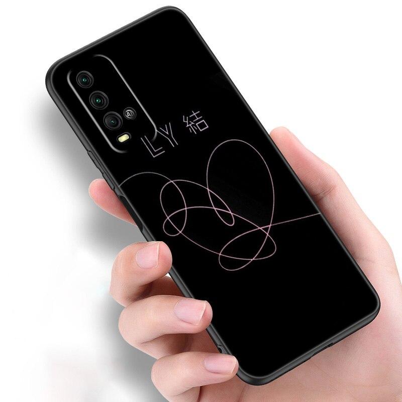 

Силиконовый чехол для телефона Love Yourself с цветком для Xiaomi Redmi Note 10 10T 10S 9S 8T 9 8 7 Pro Max 8A 9A 9C 9T, черный мягкий чехол Redmi 8