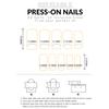 Pink False Nails Toenails with French Blue Tip Prevailing Natural Look Press-On Nail Sets for Working Dating or Partying