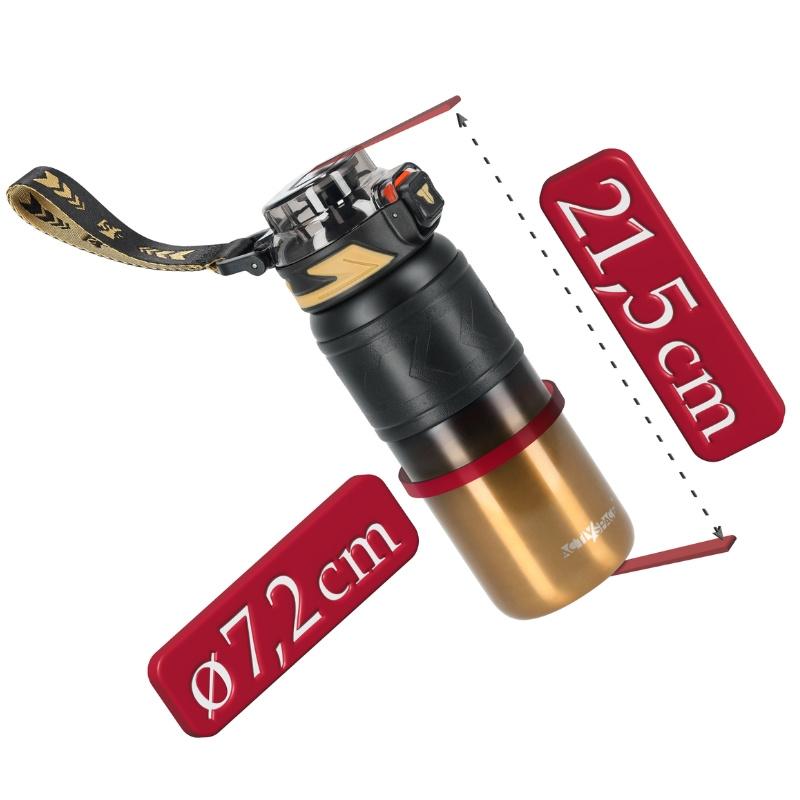 Thermal Cup With Straw, Leakproof, Non-Slip, &