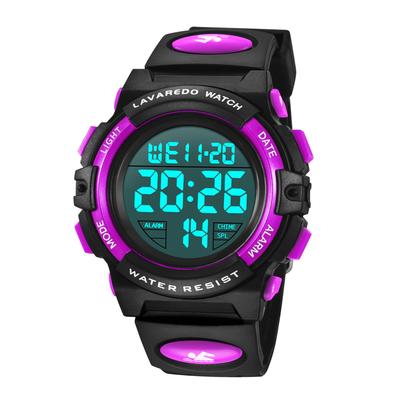Dětské sportovní Vodotěsné Vodotěsné 50 LED Den školního vchodu Návod k narozeninám Včetně dětských hodinek, digitální, chlapecké
