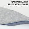 Neck Pillow Neck Support Breathable Stuffable U-Shaped Pillow With Hidden Zipper Adjustable Drawstring Neck Pillow For Travel