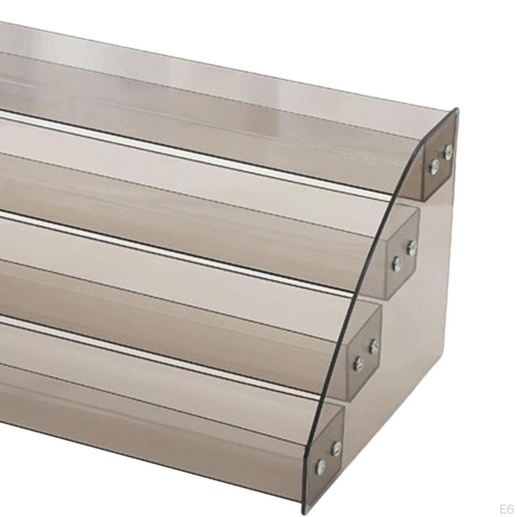 Acrylic Riser Display Rack for Nail Polish and Makeup Organization