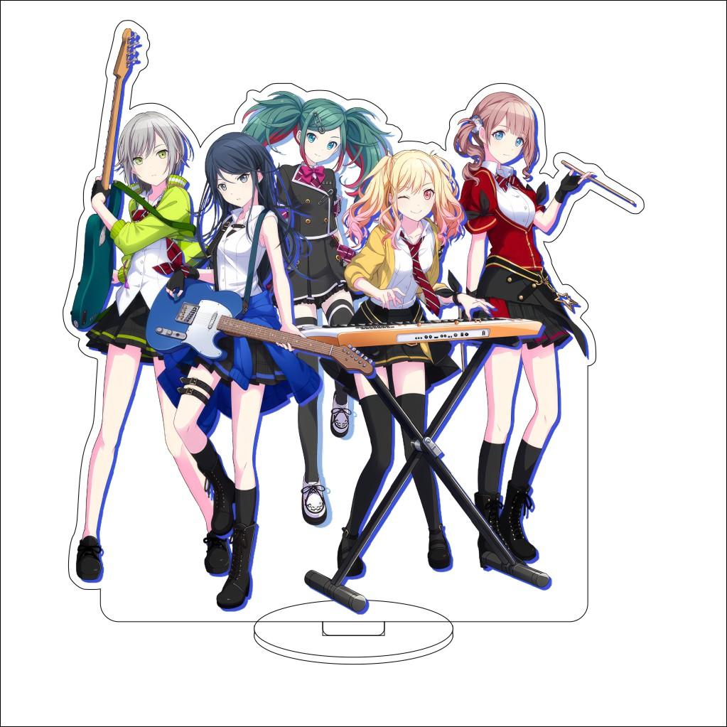 16CM Anime Vocaloid Cosplay Acrylic Stand Ornaments HOSHINO ICHIKA/HANASATO MINORI/momoi airi Figure Stand Halloween Gifts