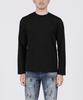 PANICALE Black Basic Long Sleeve Triangle T-Shirt