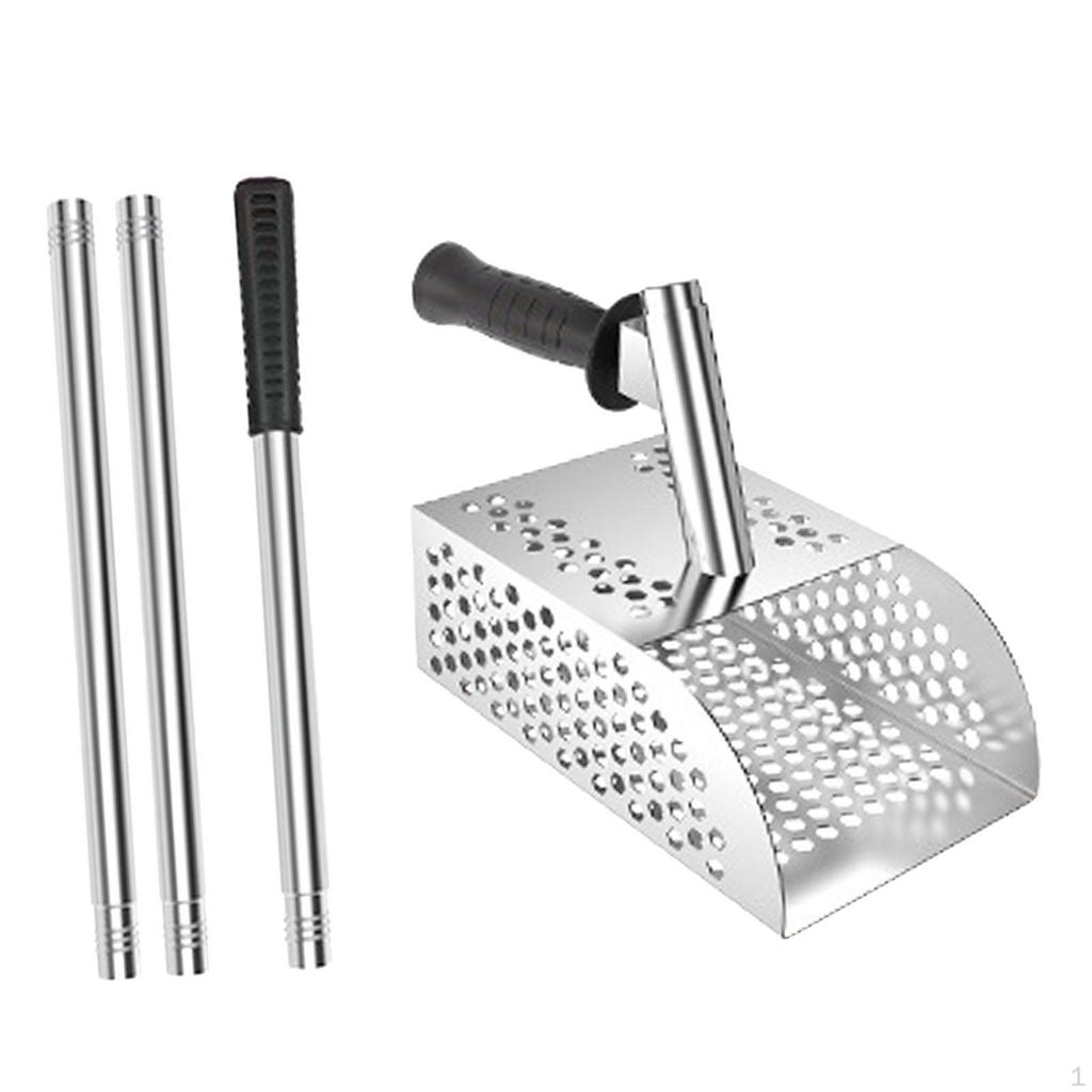 , Dipper, Handy Scoop for Finding Beach Objects, Sturdy Tool Collecting Shells, Mesh