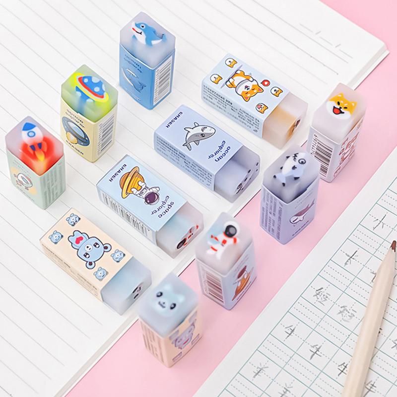 

Ластик для нарезки космонавта, маленькая фишка, ластик для рисования, милый ластик-сэндвич