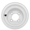 18x8.50 8 8 Inch Wheel Rim Heavy Duty Steel Alloy 4 Hole Flange Fixation Wheel Hub Rim for Golf Cart Go Kart ATV Quad