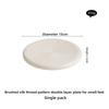 BR15cm White Double Layer Insulation Plate Serving Plate Ceramic Circular Appetizer Tableware Salmon Dish Restaurant TablewareEY