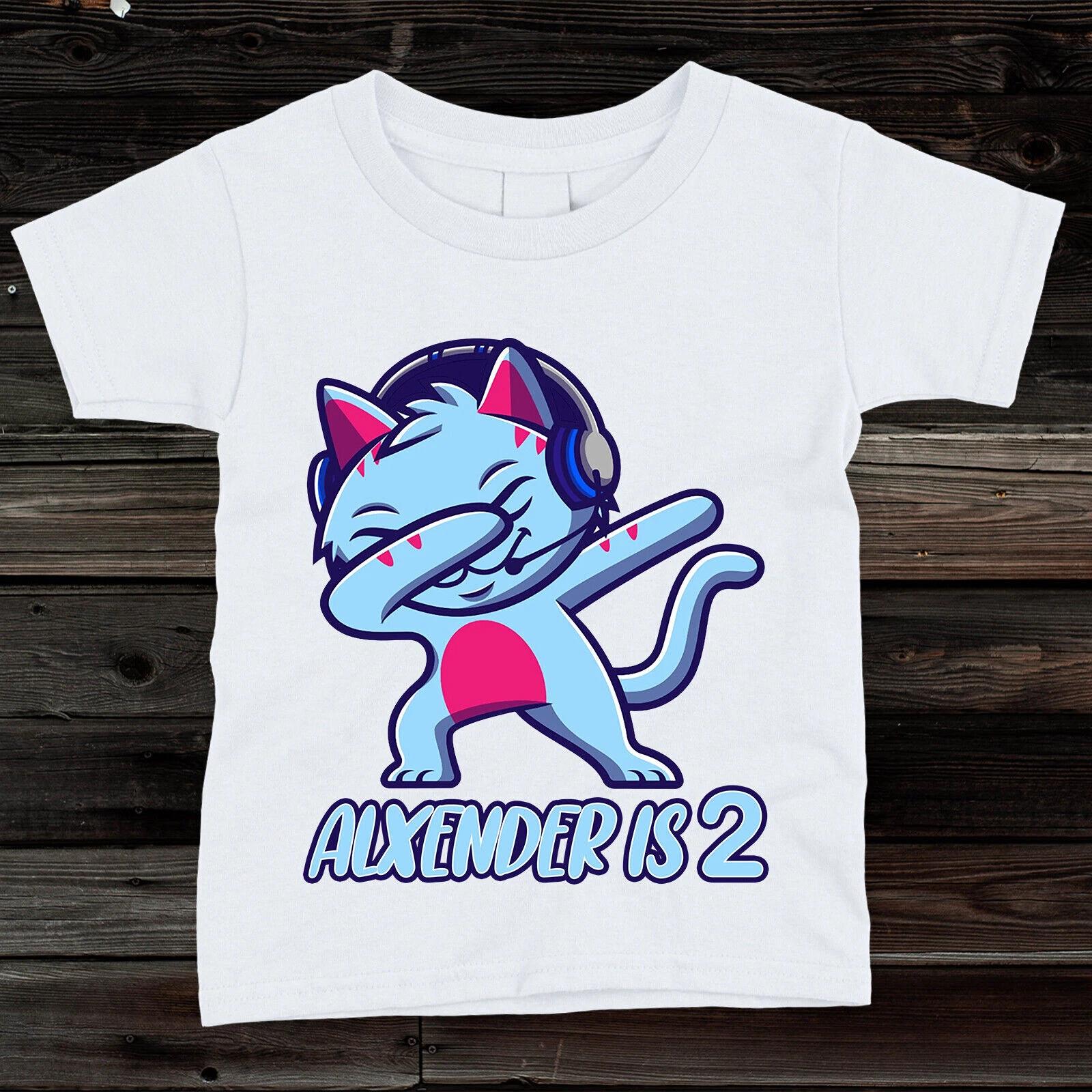 

Gravycatman Personalised Birthday Merch Boys Girls Kids T-Shirt #Y #V 160