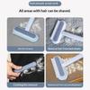 Long Handle Pet Hair Remover Brush Static Cat Hair Cleaner Multi-functional For Carpets Ideal For Cat Furniture Cleaning