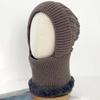 Windproof Fleece Balaclava Hat Warmer Winter Pullover Cap Gift for Mom Hooded Neck Cap  Women