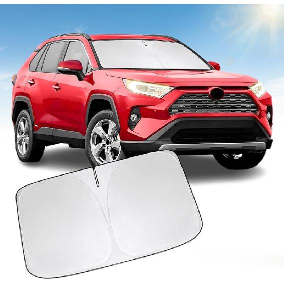Front Windshield Sun Shade Windshield Cover Compatible With Toyota 4Runner 2010-2025, Sun Visor Protector Blocks UV Rays Sunshade For 4Runner