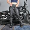 Nové motocyklové džínové kalhoty pro čtyři roční období, proti pádu, s nastavitelným elastickým pasem, pro ženy