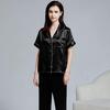 Women's Long Sleeve Silk Pajama Set - 100% Mulberry, Versatile for Spring/Summer, Indoor/Outdoor Wear
