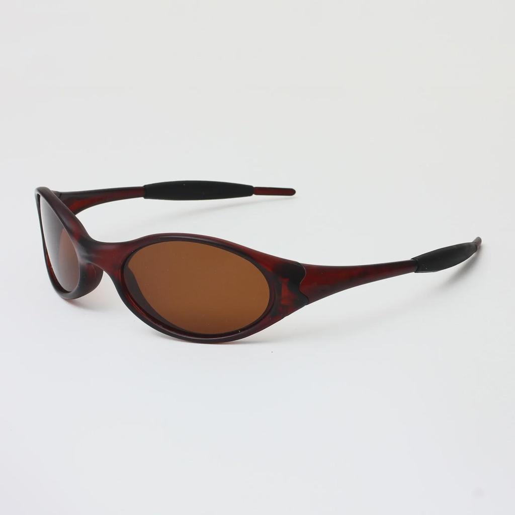 "Retro Oval Sunglasses for Outdoor Sports and Travel - Unisex Design"