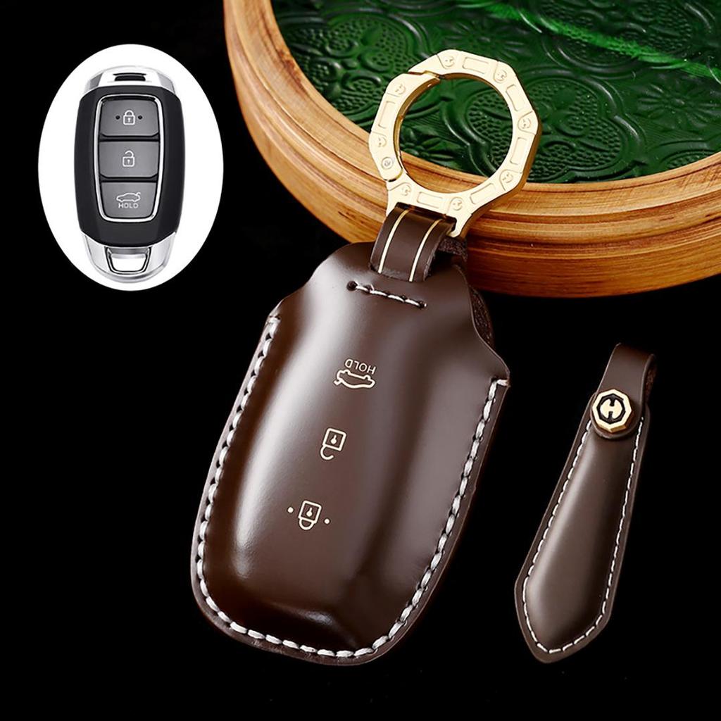 Hyundai Festa Handmade Cowhide High-End Car Key Cover car key case