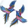 1 Paar Phönix Vogel Bestickte Applikation Selbstklebend Exquisite Stoffflicken Zum Aufbügeln DIY Kleidung Aufkleber Haarspange