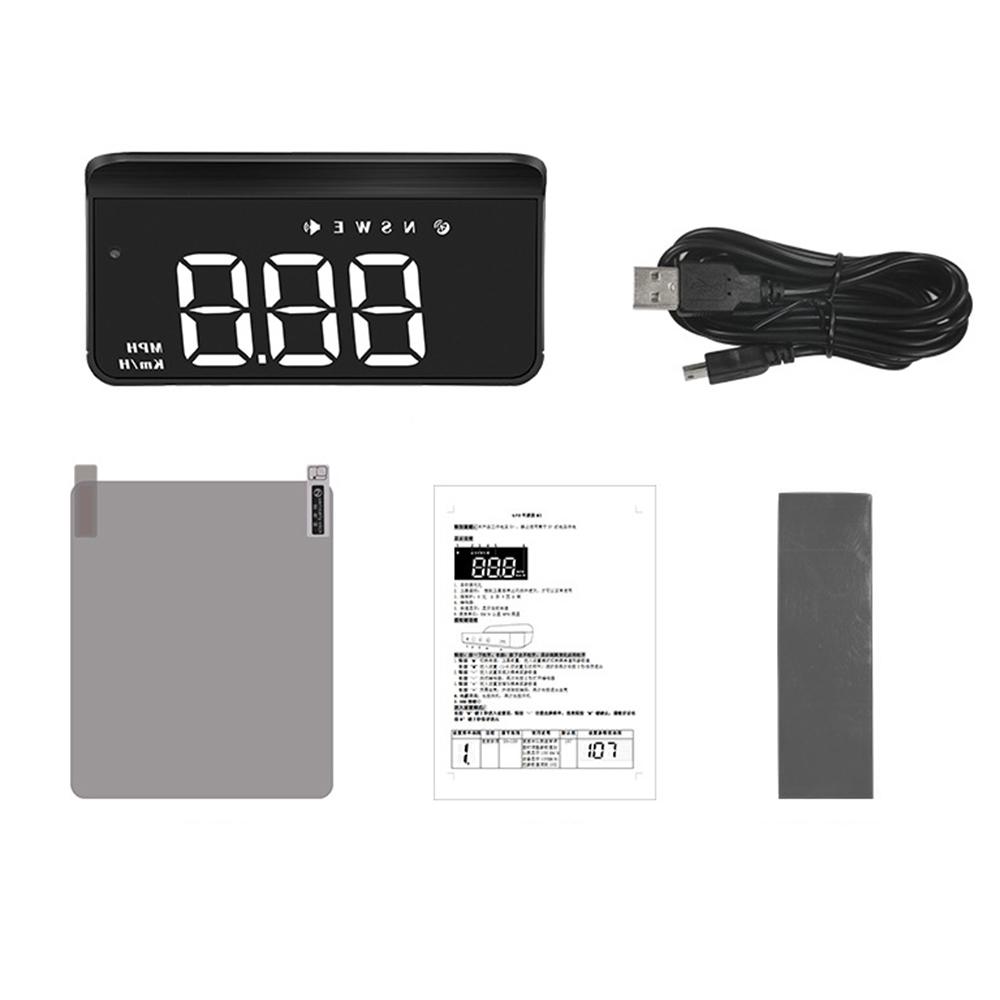 Car Electronic Accessories Car Head Up Display On-board Computer Windshield Projector Speeding Alarm System Projector M1 GPS HUD