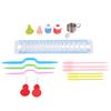 Knitting Cable Stitch Needle Kit Crochet Hook Marker Tape Measure Weaving Tool Set