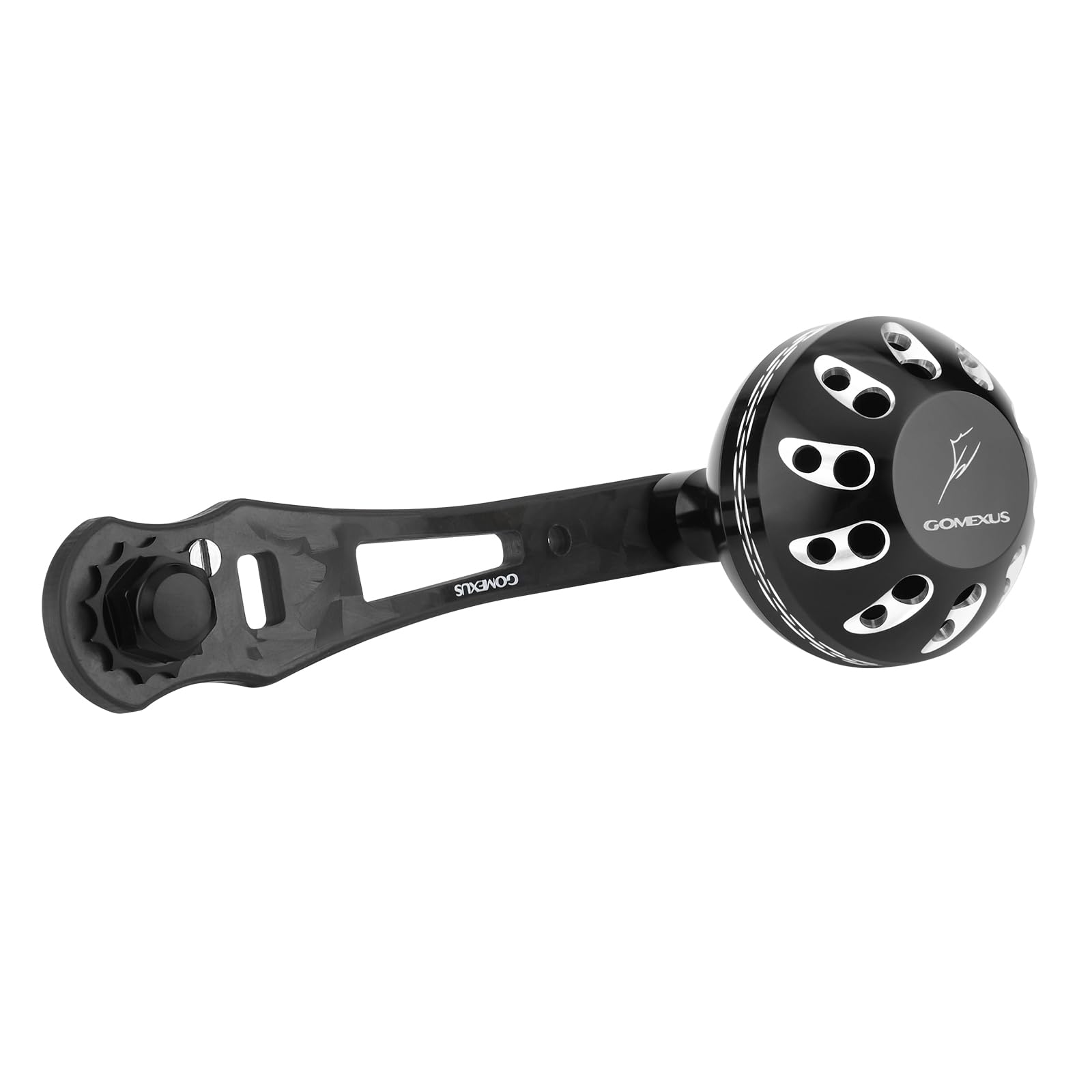 

Gomexus CL75 Кованая карбоновая рукоятка катушки Совместимая с бейткастинговыми катушками Shimano Одинарная рукоятка Ocea Conquest Barchetta Force Master Двухосевая рукоятка катушки