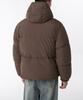 Musinsa Standard Daily Puffer Hooded Short Padded Jacket [Baroque Brown]