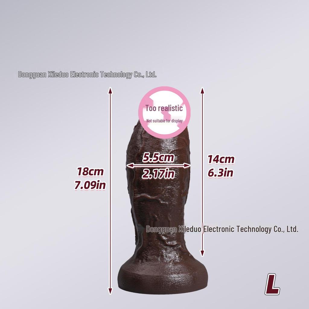 Realistischer Silikon-Dildo - Supergroß, Weiches Fleisch, Weibliches Spielzeug
