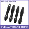 Car Door Handle Cover Trim for Honda CR-V CRV 2007-2011 Carbon Fiber Black New