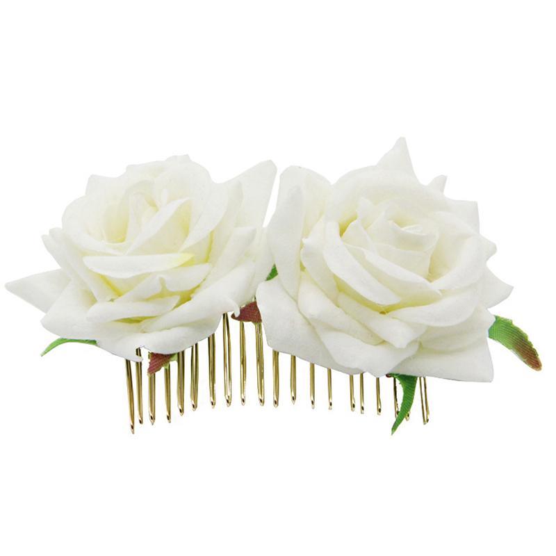 1 Pc High Quality Hairclip Rose Headwear Hairpins Hair Accessories Fashion Beautiful One Size