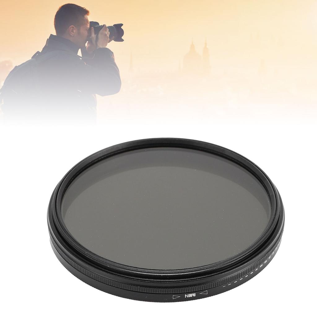 ND Filter Aluminum Alloy Frame Optical Glass Lens Camera Filter ND2 To ND400