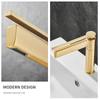 Luxury  Brass Single Hole Single Handle Water Saving Plumbing Fixture Chrome Basin Mixer Tap Bathroom Sink Faucet