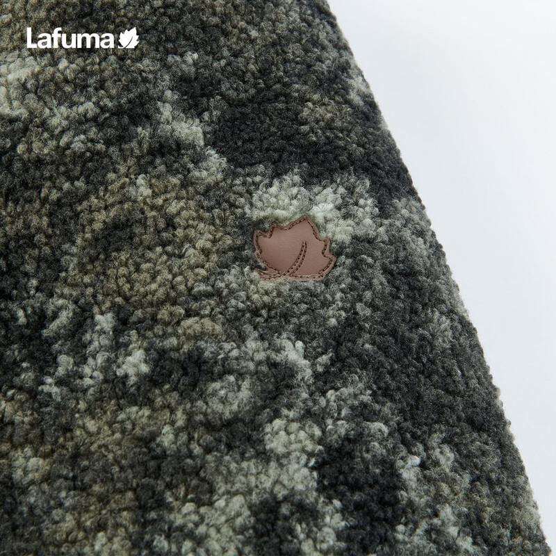 LAFUMA Men's Knitted Patchwork Stand Collar Fleece Jacket