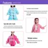 30cm Barbie Doll Fashion Set: Long Faux Fur Coat & Plush Short Jacket