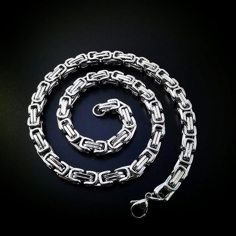 Men's Stainless Steel Cuban Chain Dominant Titanium Necklace