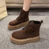 Fashion Suede Platform Women Snow Ankle Boots Tassels Flats Shoes Winter FashioNew Brand 2024 New Trend Designer Cozy