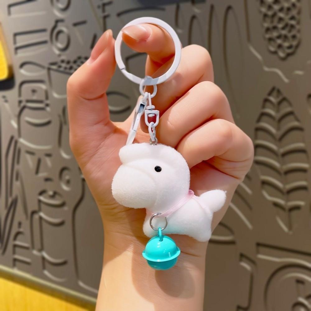 Flocking Year of the Horse Keychain Cartoon Pony Bag Charm Interesting Zodiac Pendant  Decoration