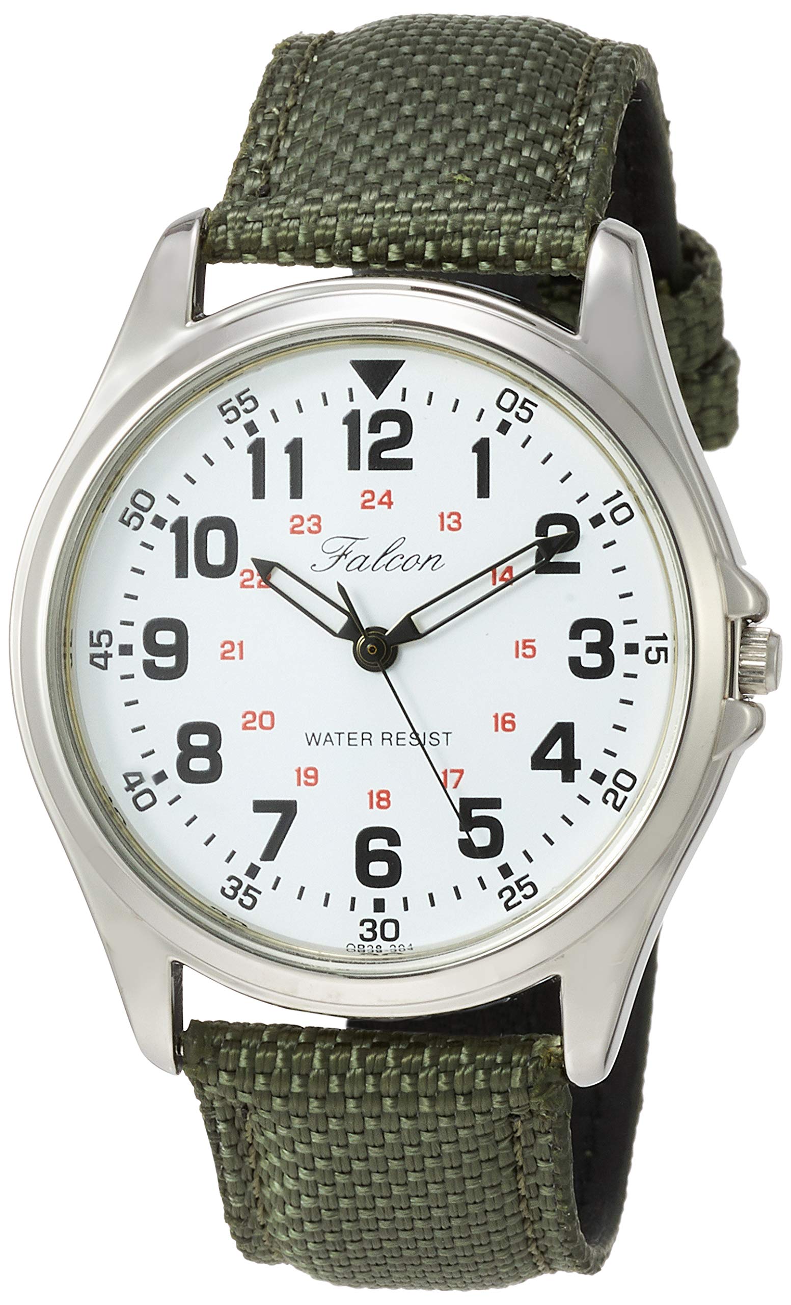 

[Citizen Q&Q] Часы аналоговые водонепроницаемый кожаный ремешок QB38-304 мужские зеленые