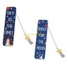 W89C 2x Metal Bookmarks Astronaut Bookmarks Starry Skies Theme Book Marks Astronaut Book Page Marker for Teacher Students