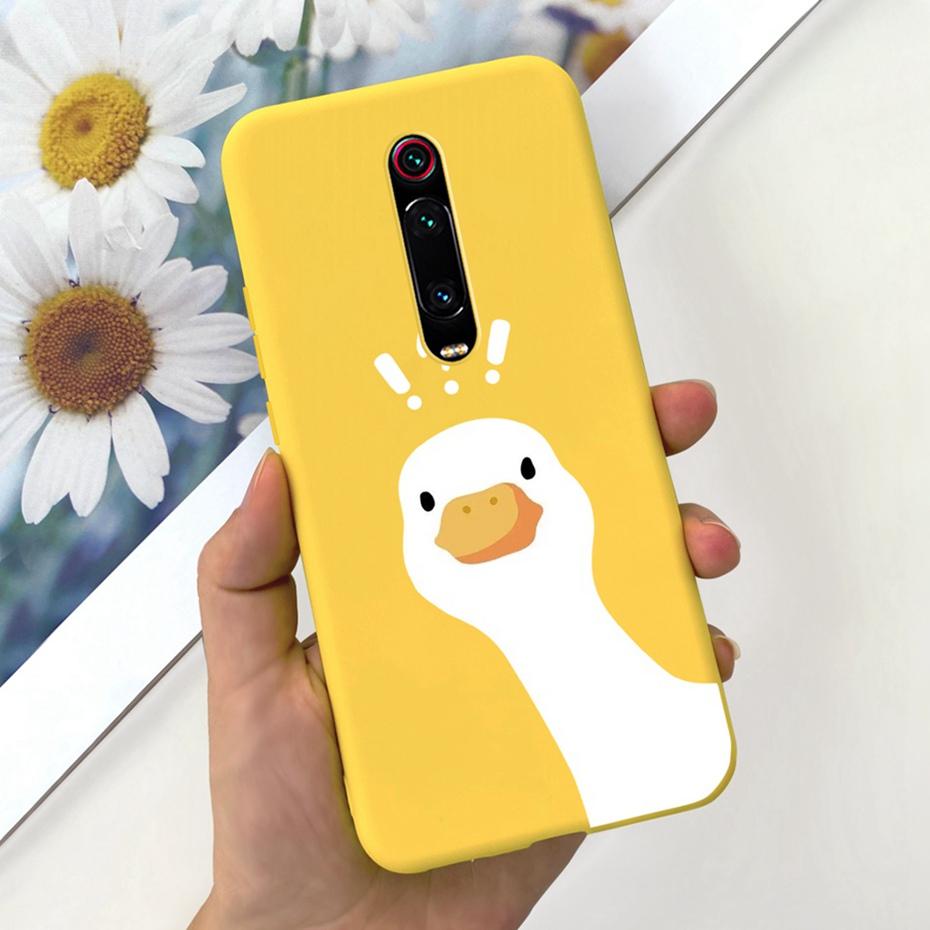 Kreslený obal pro Xiaomi Mi 9T Pro Mi9T Roztomilý barevný měkký silikonový zadní kryt pro Xiaomi Mi 9T 9 T 9TPro Pouzdra na telefon