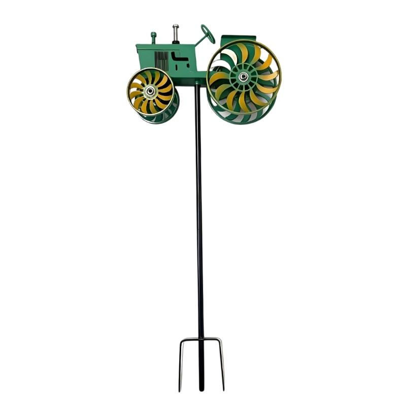 Traditional Rural Metal Agricultural Equipment Exterior Feature Constructed Of strong Parts Ideal For Deck Field And Garden зелёный