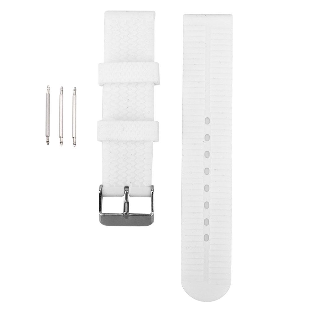 

20mm Watch Band Silicone Pin Buckle Sports Tire Grain Watch Strap Accessory