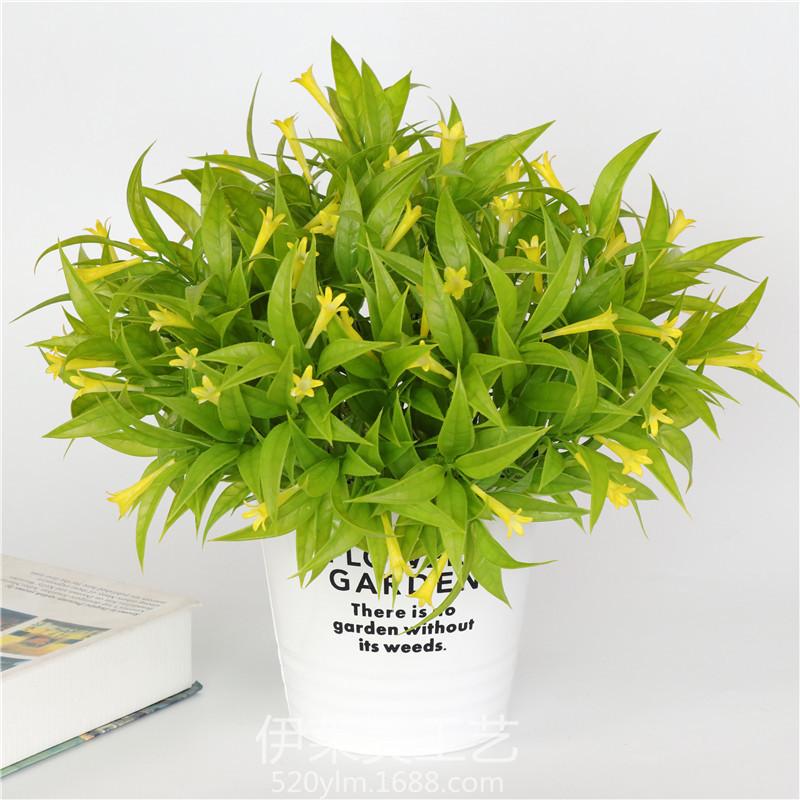 Plastic Fake Morning Glory Plant For Home Ornaments And Photography Set Design