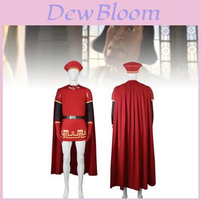 Halloween Shrek Cosplay Costume Luxurious Satin And Cotton Fabric For All Sizes