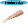 Hållbar Läder Nyckelring Bucolisk Design Kompakt Storlek Perfekt för Minimalistiska Entusiaster och Pendelresenärer